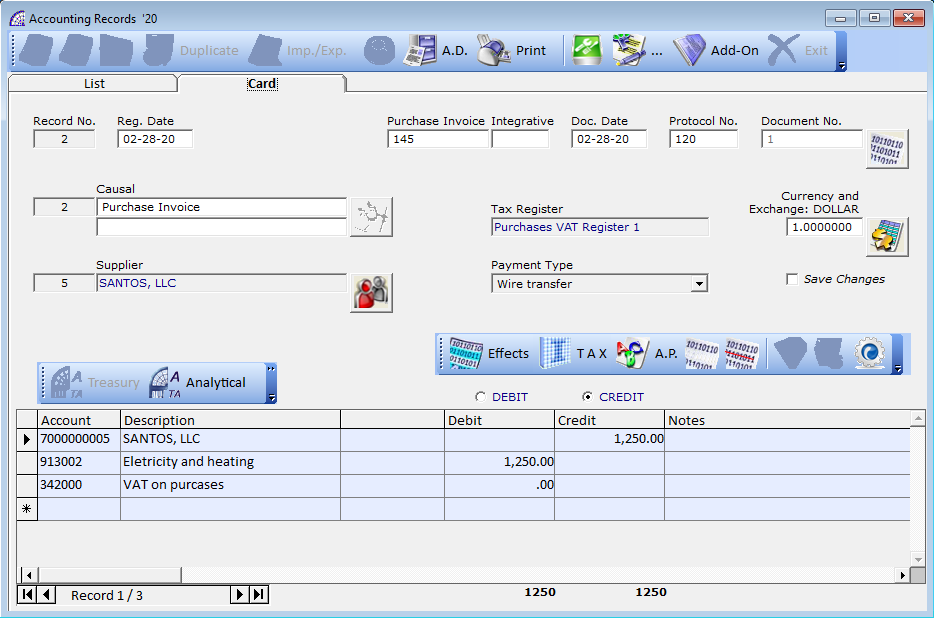 Arpro accounting software